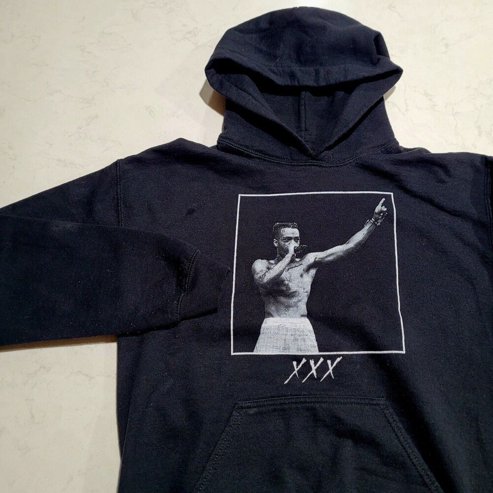XXXTentacion 2018 Tour Concert Hoodie Sweatshirt What Is Real Will Prosper M EUC